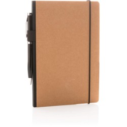 FSC poznámkový blok A5 s tvrdou vazbou a kapsou