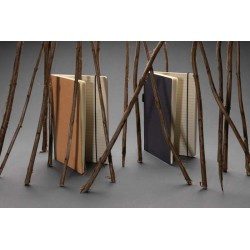 FSC poznámkový blok A5 s tvrdou vazbou a kapsou