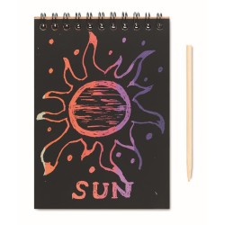 Black Blok škrabacích papírů