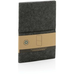 Zápisník A5 s měkkou vazbou z GRS recyklované plsti