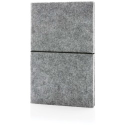 Zápisník A5 s měkkou vazbou z GRS recyklované plsti