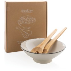 Salátová mísa s bambusovou naběračkou Ukiyo