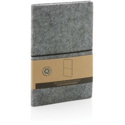 Zápisník A5 s měkkou vazbou z GRS recyklované plsti