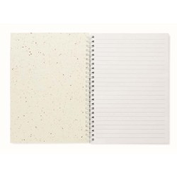 Seed ring Zápisník A5, semínka v deskách