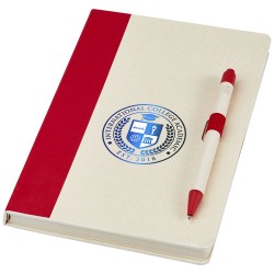 Dairy Dream sada referenčního zápisníku velikosti A5 a kuličkového pera