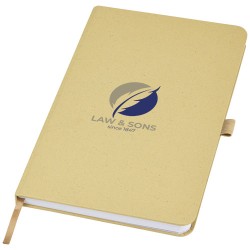 Zápisník Fabianna s pevnou obálkou z drceného papíru