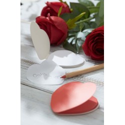 Samolepící bloček ve tvaru srdce IN LOVE