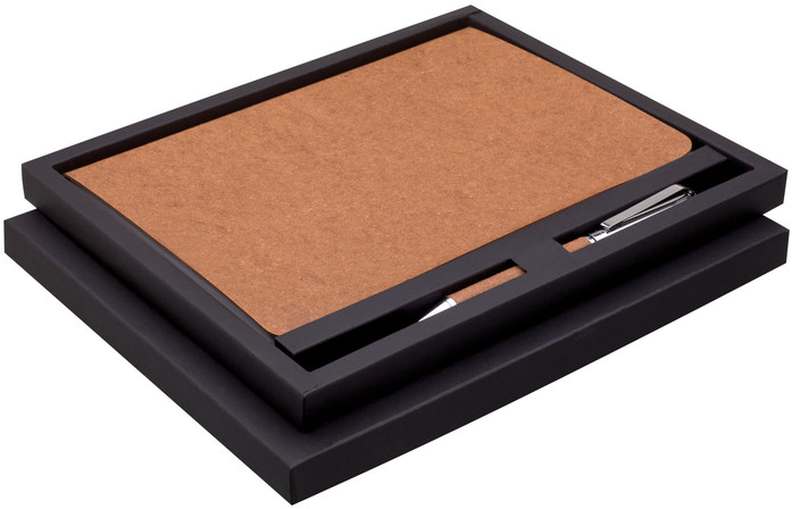 CASTEL zápisník s propiskou v krabičce