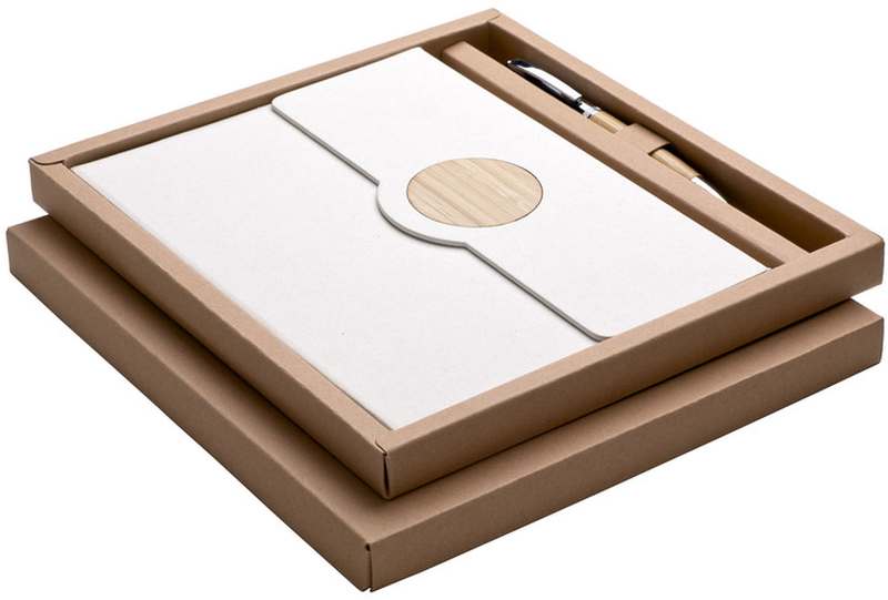 LATTE zápisník s propiskou v krabičce