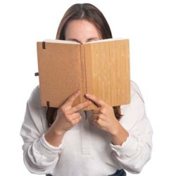 ORWELL. Zápisník A5 s tvrdými deskami z bambusu a korku