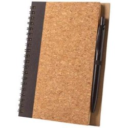 VICENTE. Zápisník B6 z korku a rPET s kuličkovým perem