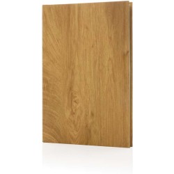 Zápisník Kavana A5 s tvrdým obalem v dekoru dřeva