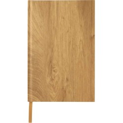 Zápisník Kavana A5 s tvrdým obalem v dekoru dřeva