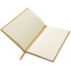 Zápisník Kavana A5 s tvrdým obalem v dekoru dřeva