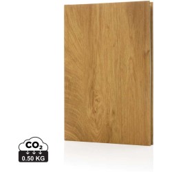 Zápisník Kavana A5 s tvrdým obalem v dekoru dřeva