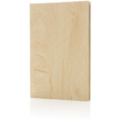 Zápisník Kavana A5 s tvrdým obalem v dekoru dřeva