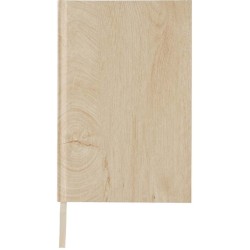 Zápisník Kavana A5 s tvrdým obalem v dekoru dřeva