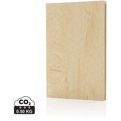 Zápisník Kavana A5 s tvrdým obalem v dekoru dřeva