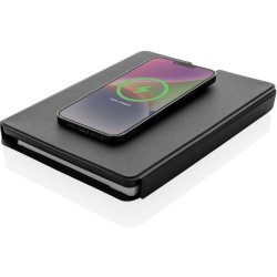 Zápisník s bezdrátovou nabíječkou 2v1 Swiss Peak z RCS PU