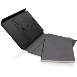 Zápisník s bezdrátovou nabíječkou 2v1 Swiss Peak z RCS PU