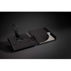 Zápisník s bezdrátovou nabíječkou 2v1 Swiss Peak z RCS PU