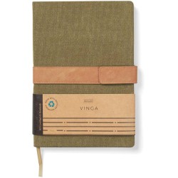 Zápisník VINGA Bosler A5 z RCS recykl. canvas
