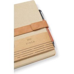 Zápisník VINGA Bosler A5 z RCS recykl. canvas
