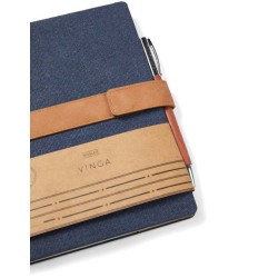 Zápisník VINGA Bosler A5 z RCS recykl. canvas