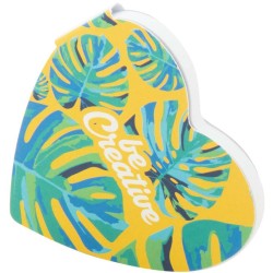 Bloček se samolepícími lístky na zakázku CreaStick Heart