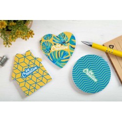 Bloček se samolepícími lístky na zakázku CreaStick Heart