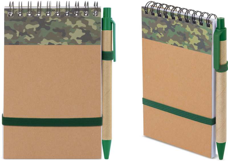 Sešit s maskáčovým vzorem A6