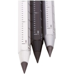 Pero bez inkoustu s pravítkem Ruloid