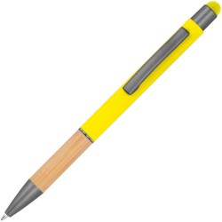 Kuličkové pero s bambusovým úchytem