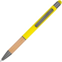 Kuličkové pero s bambusovým úchytem