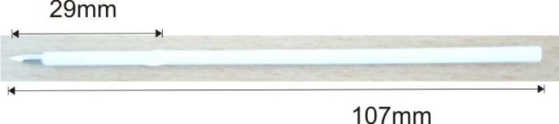 náplň X20, 107mm bílá - 0,7mm