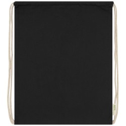 Šňůrkový batoh z organické bavlny GOTS s gramáží 140 g/m2 Orissa