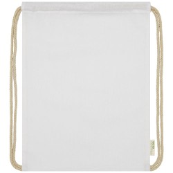 Šňůrkový batoh z organické bavlny GOTS s gramáží 140 g/m2 Orissa