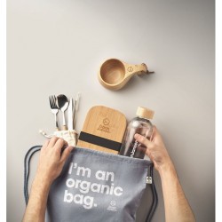 Yuki colour Stahovací batoh z bio bavlny