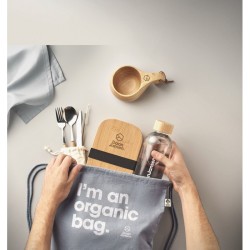 Yuki colour Stahovací batoh z bio bavlny