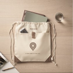 Panda bag Stahovací batoh z bavlny