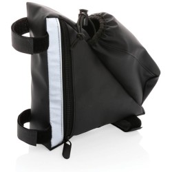 Reflexní brašna na rám kola s držákem na lahev