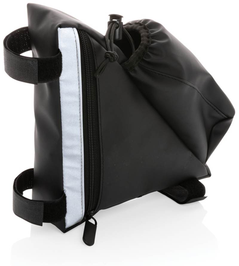 Reflexní brašna na rám kola s držákem na lahev