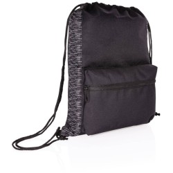 Reflexní šňůrkový batoh z RPET AWARE