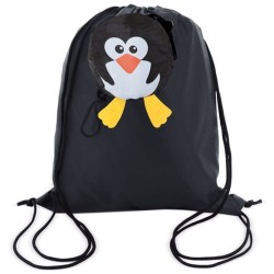 Skládací stahovací batoh Tučňák