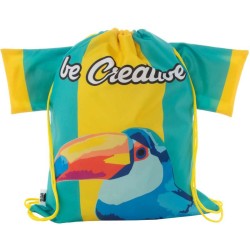 Vak na stažení šňůrkou na zakázku CreaDraw T RPET