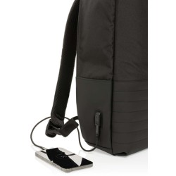 RFID nedobytný batoh na notebook Swiss Peak z RPET AWARE