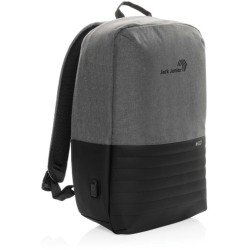 RFID nedobytný batoh na notebook Swiss Peak z RPET AWARE