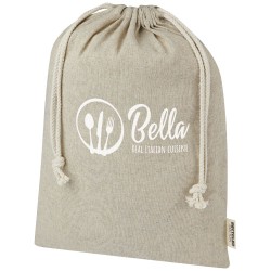 Dárková taška Pheebs z recyklované bavlny s gramáží 150 g/m2 velká 4 l