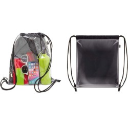 Průhledný šňůrkový batoh