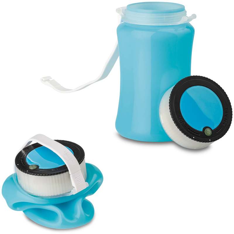 Vodotěsná nádoba z plastu a silikonu se 3 LED svítilnou